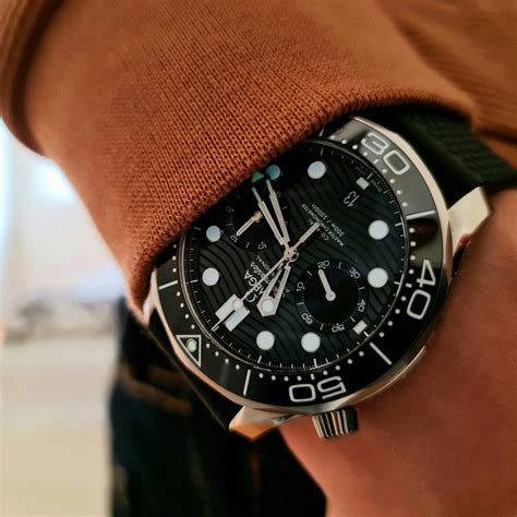 omega seamaster on wrist|Seamaster 300m on wrist.